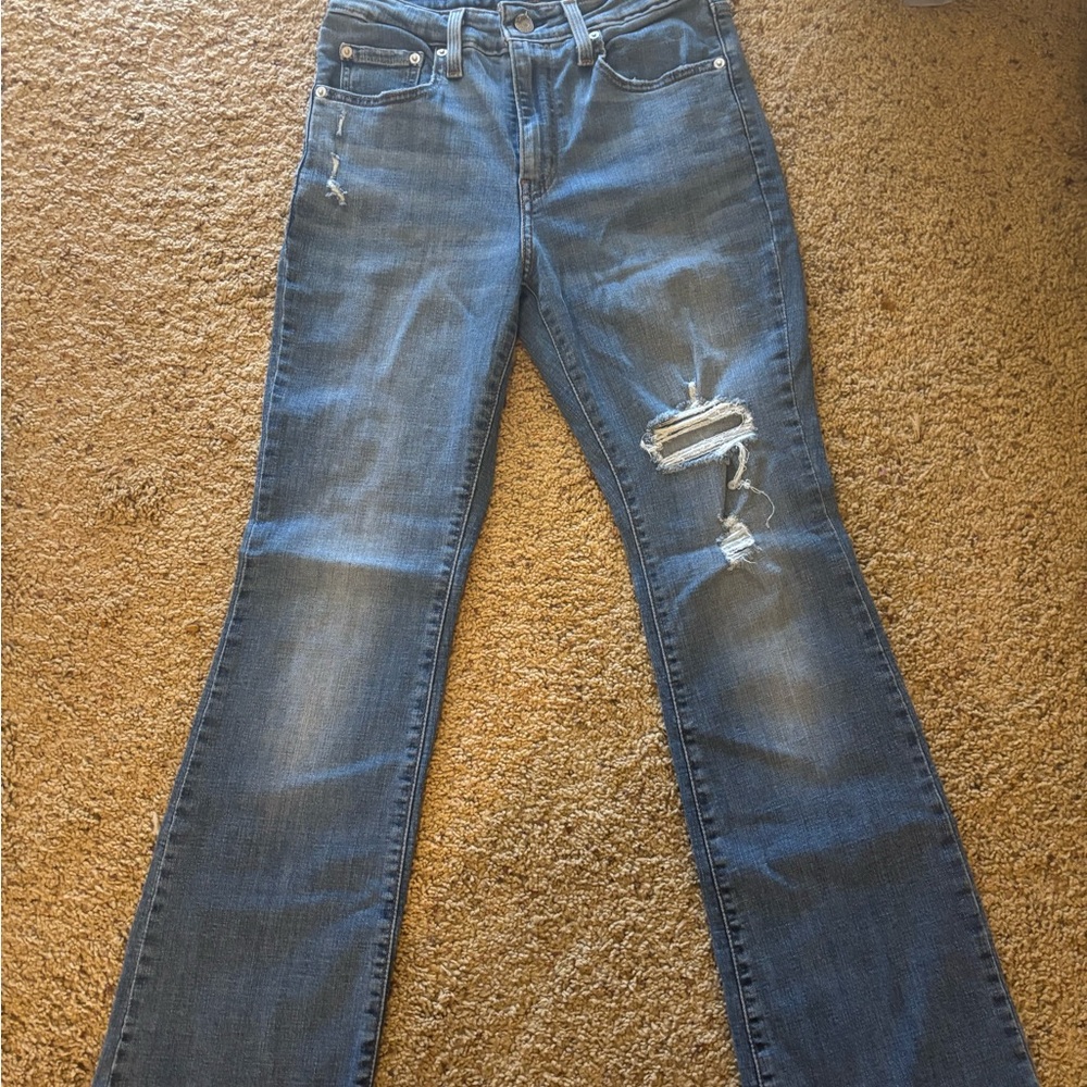 Signature by Levi Strauss Women's Flare Jeans in Blue